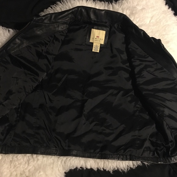 Quality Black Leather Zip-front Vest EUC sz L - Picture 6 of 8